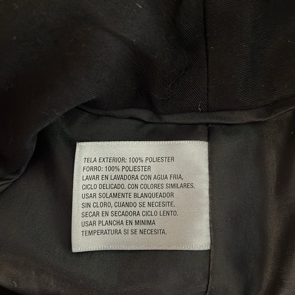 Worthington Mock Wrap Skirt Size 18 Black Side Zipper Lined Front Panel - Picture 10 of 13